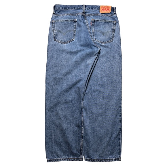 Vintage Y2K Levi's 550 Light Wash Jeans 36 X 30 Skater Loose - Picture 1 of 7